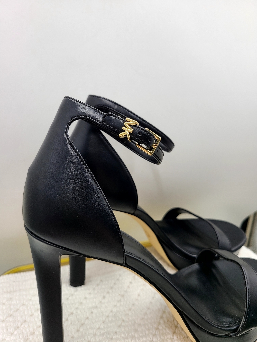 Michael Kors Black Ankle-Strap Platform Heels - Womens - Picture 2 of 8